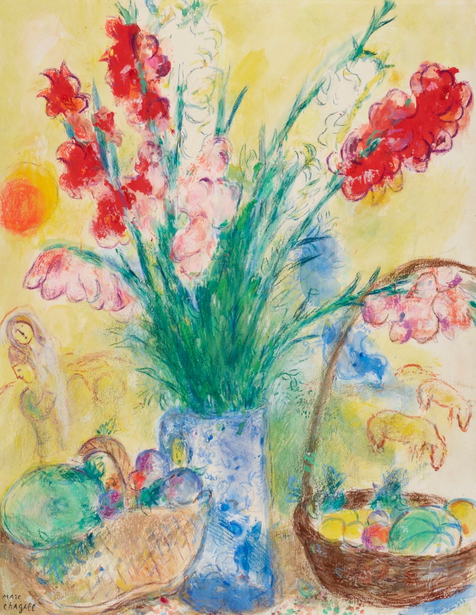 Les Glaïeuls - Marc Chagall (1887 - 1985)